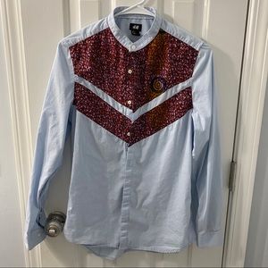 H&M button Up sz small